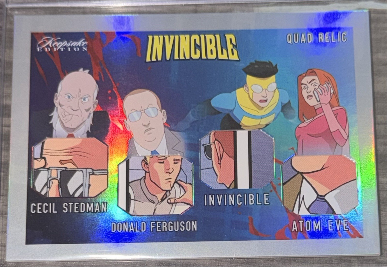 2026 Keepsake Invincible S2 Quad Relic #536 Cecil Donald Invincible Atom Eve