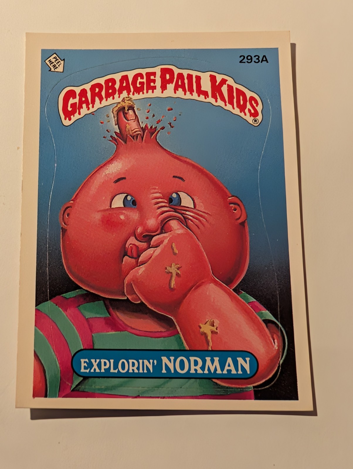 Adesivo GARBAGE PAIL KIDS (Topps, 1987) #293a