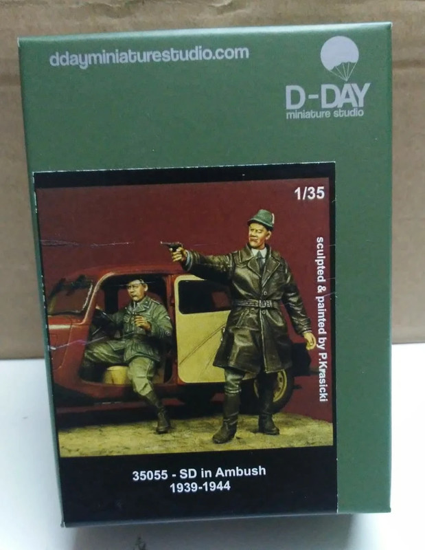 Figuras en resina de la D-DAY Miniatures 1/35