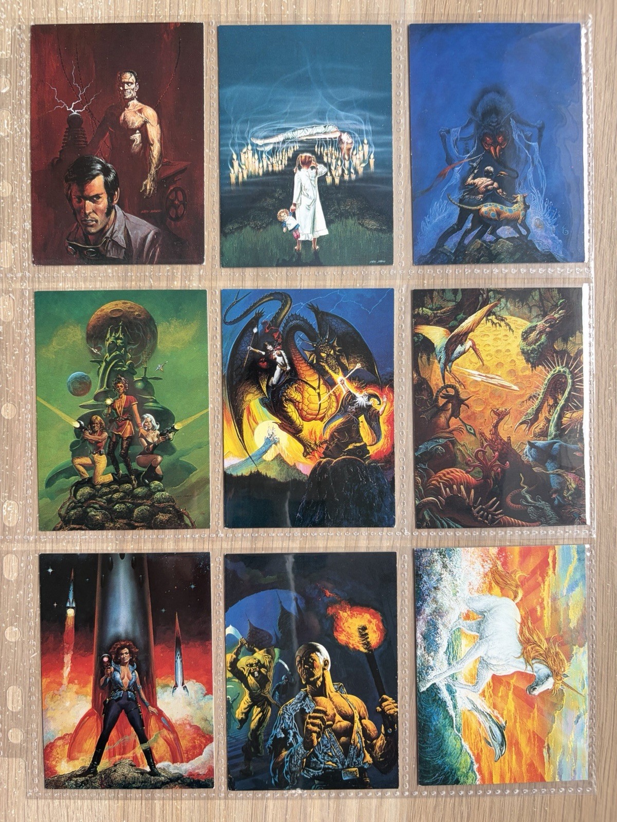A Complete Set of 90 Comic Images Trading Cards The Beast Within: Ken Barr