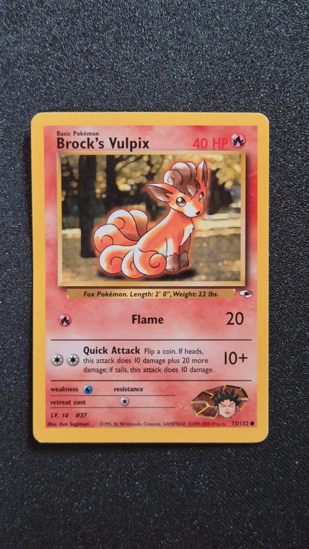 Brock's Vulpix Gym Heroes 73/132