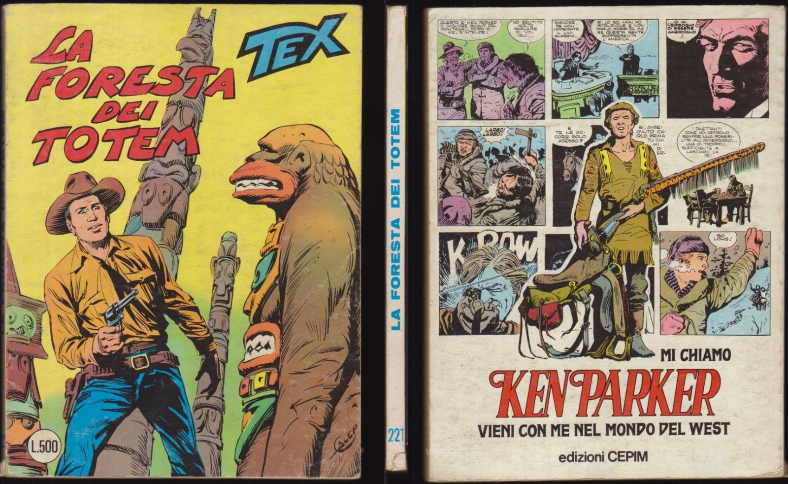 TEX 221 LA FORESTA DEI TOTEM - MARZO 3/1979
