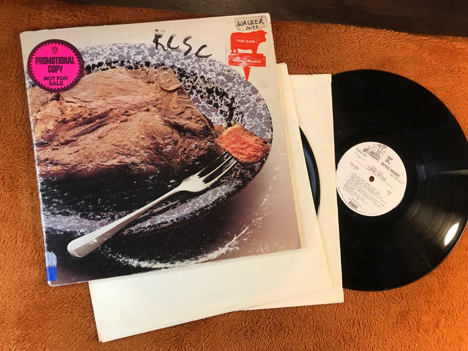 T-Bone Walker Very Rare 2 LP PROMO Gatefold Reprise 2XS6403 Vinyl WLP 1973 blues
