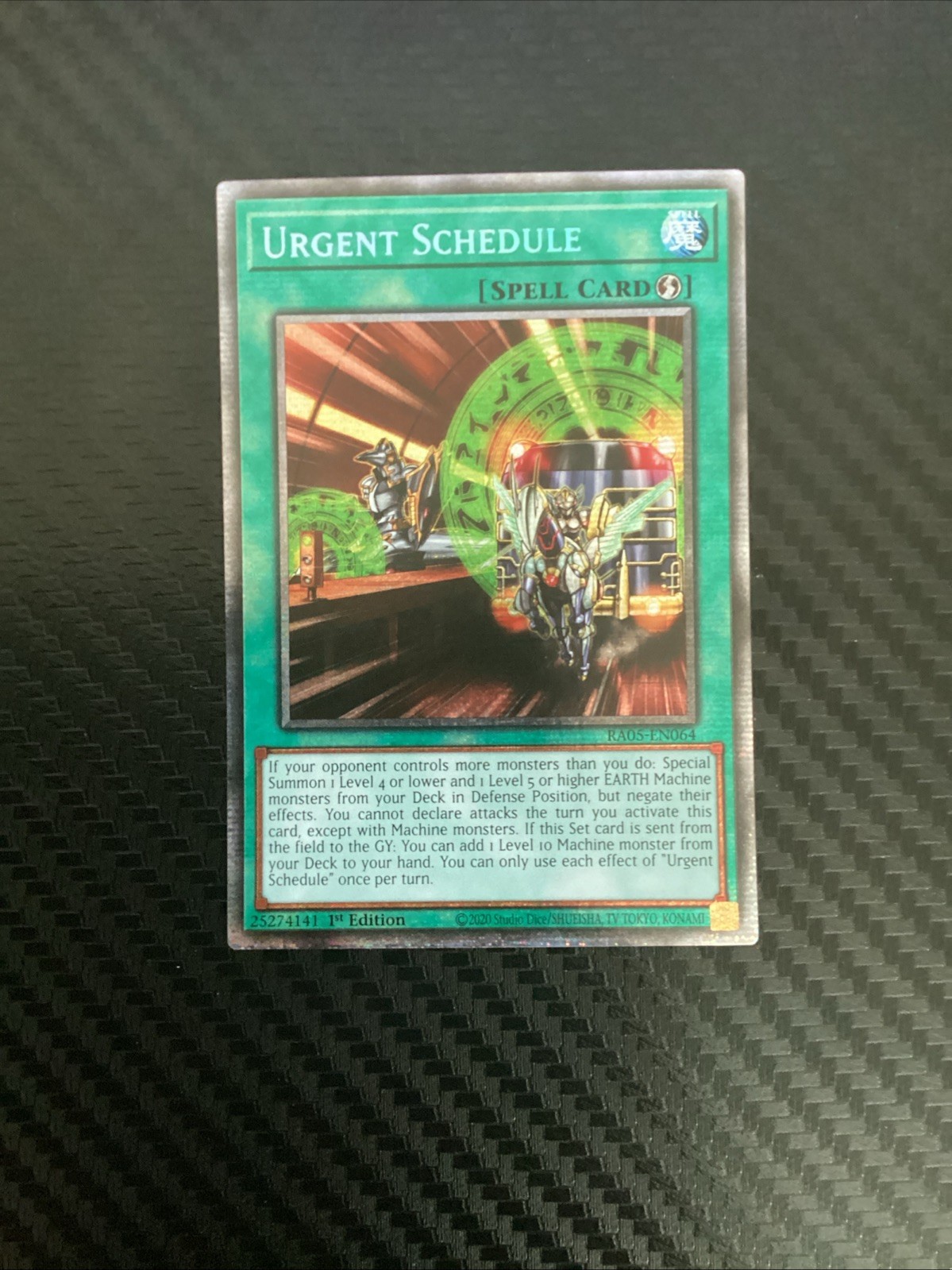 Yugioh Urgent Schedule - Starlight Rare - RA05-EN064 - 1st Edition - NM