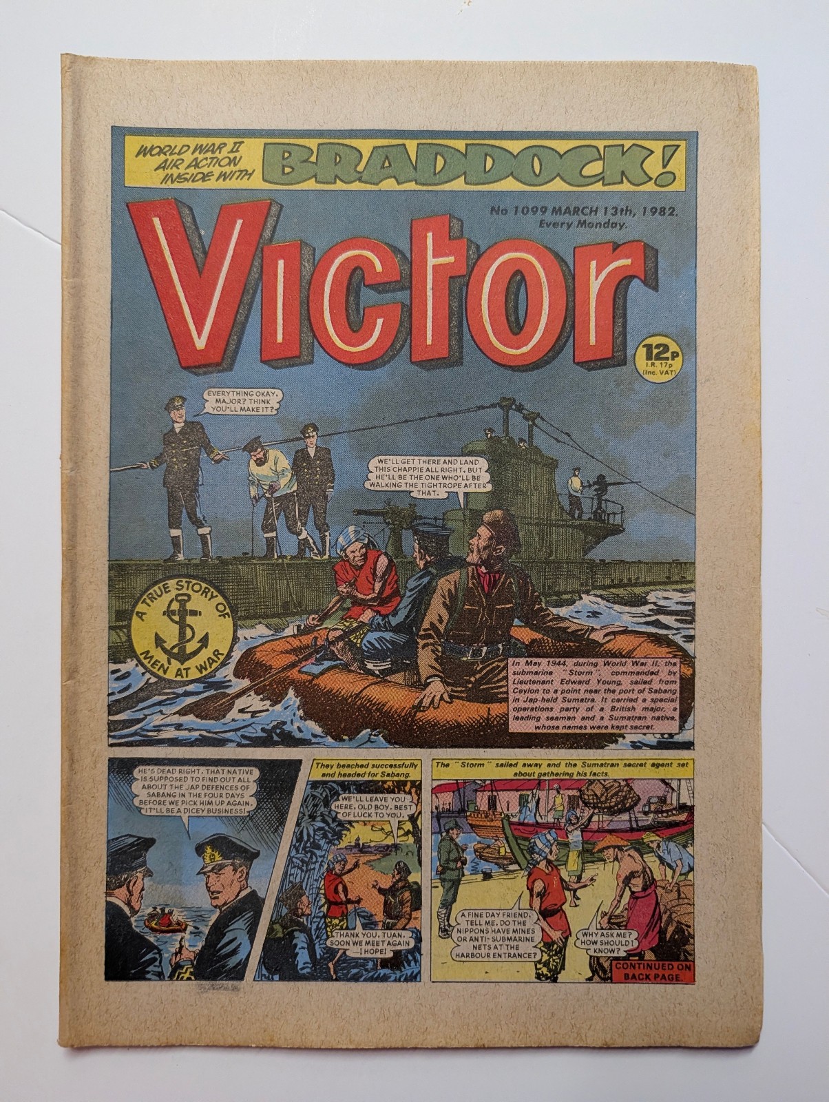 The Victor Comic, No 1099, March 13th 1982.