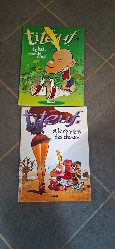Lot de 2 BD titeuf