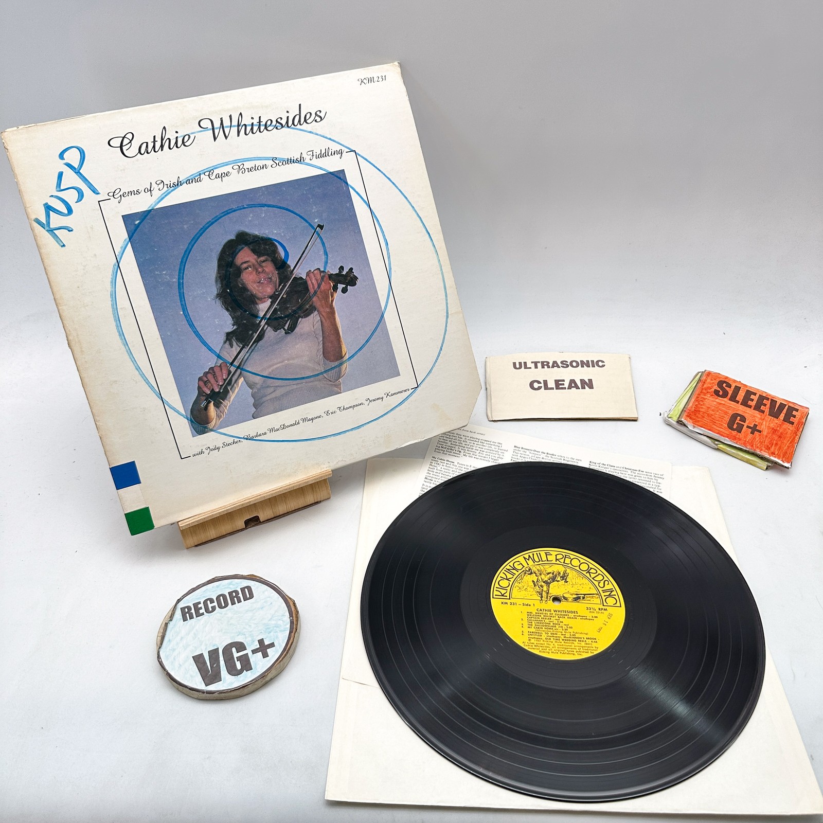 Cathie Whitesides- Gems Of Irish And Cape Breton ... VG+/G+ Ultrasonic Clean