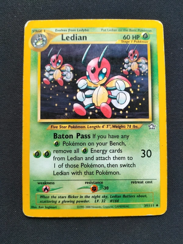 Ledian #39 Pokemon Neo Genesis