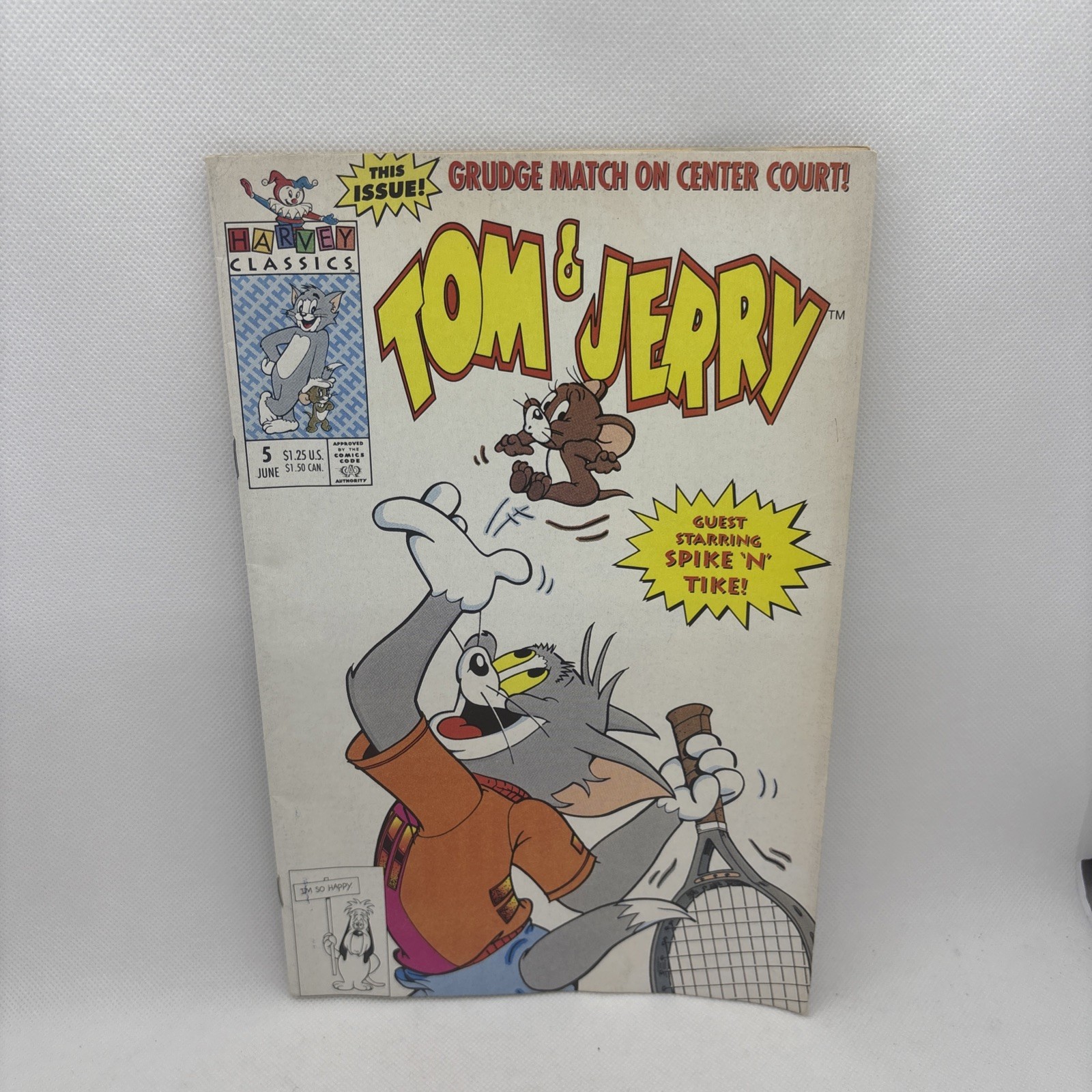 Tom & Jerry #5 1992 Harvey COMICS Grudge Match Spike Tyke