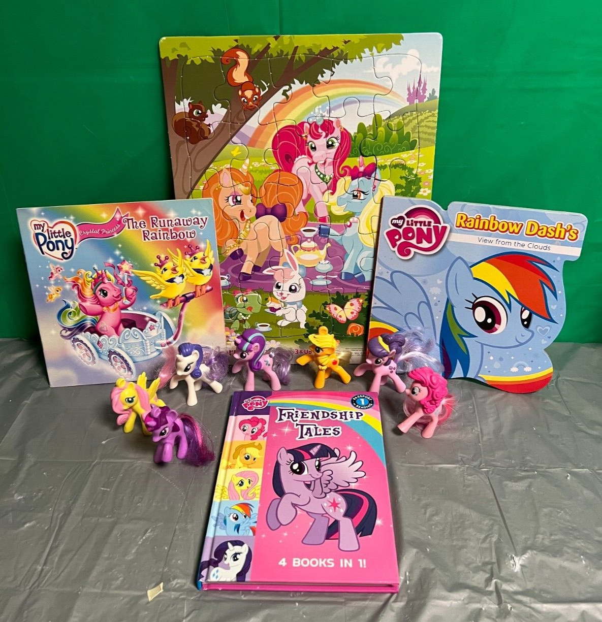 My Little Ponies (7), 2 libri, lettore con 4 storie e puzzle da 25 pezzi