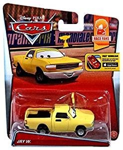 DISNEY PIXAR CARS RACE FANS JAY W. FREE DOWNLOAD CARD 4/9