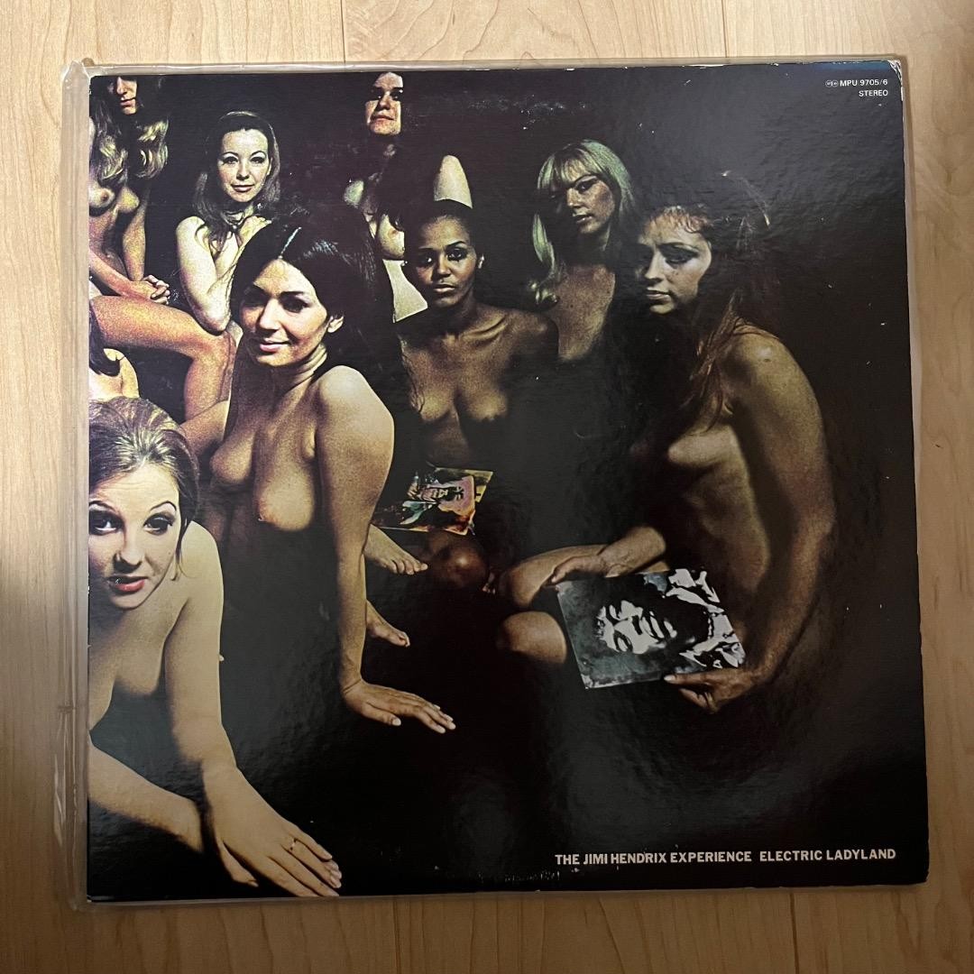 Jimi Hendrix Electric Ladyland LP Record - Used, Clean Playable Vinyl, No Major