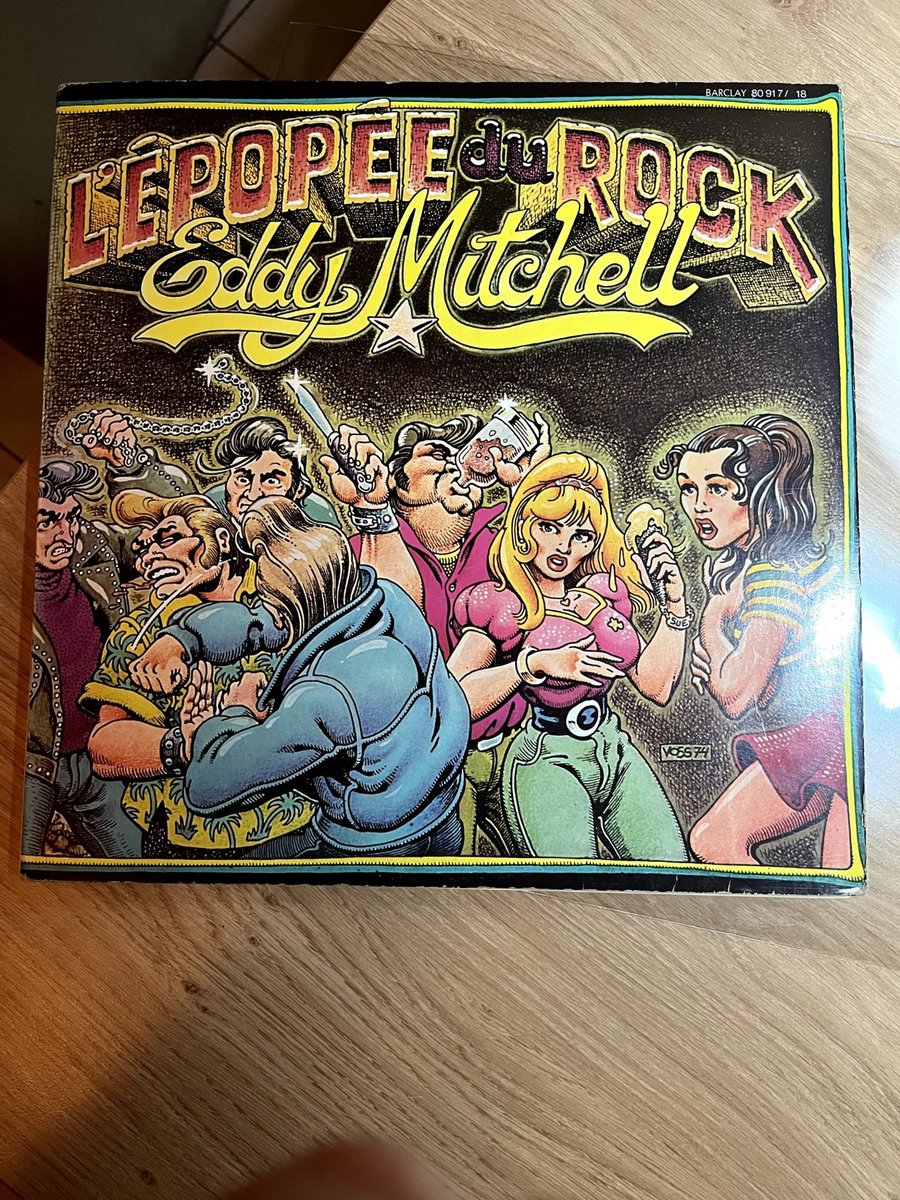 Eddy Mitchell - L'épopée Du Rock - Double vinyle 33T - 1974