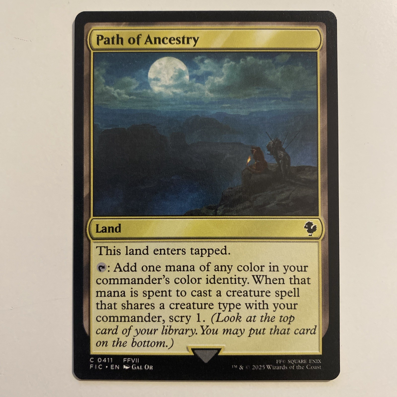 MTG Path of Ancestry #411 Common Normal Commander: Final Fantasy FIC MTG NM