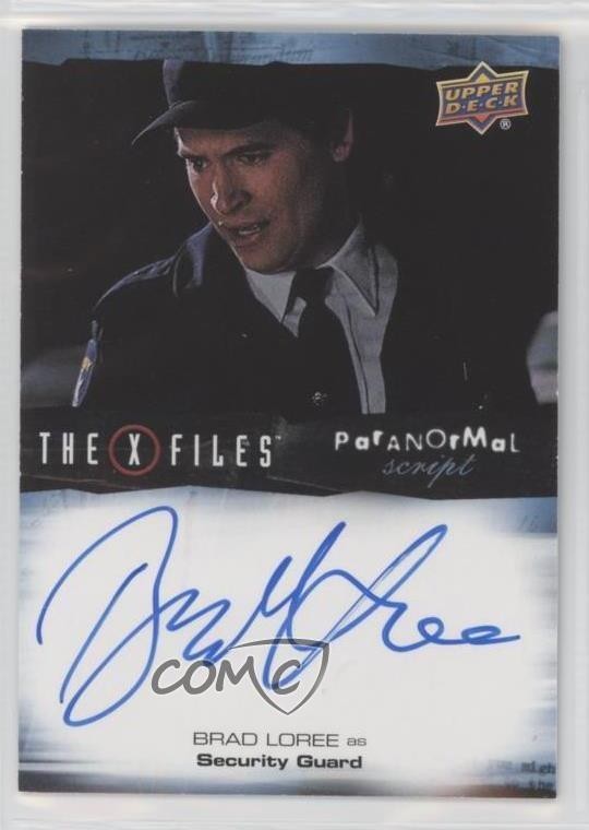 2023 The X-Files Monsters of Week Edition Brad Loree as Security Guard Auto 0b3