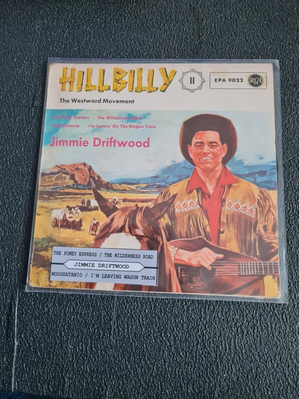 Jimmy Driftwood " The poney express " Rca records Epa 9022 original tbe 1961