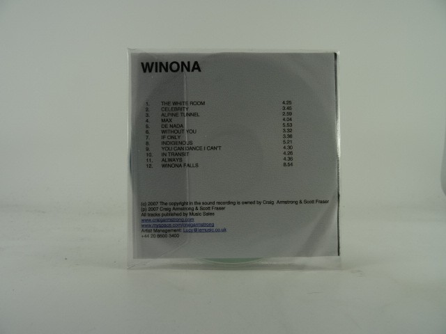 WINONA THE WHITE ROOM (470) 12 Track Promo CD Album including Picture Sleeve CRA