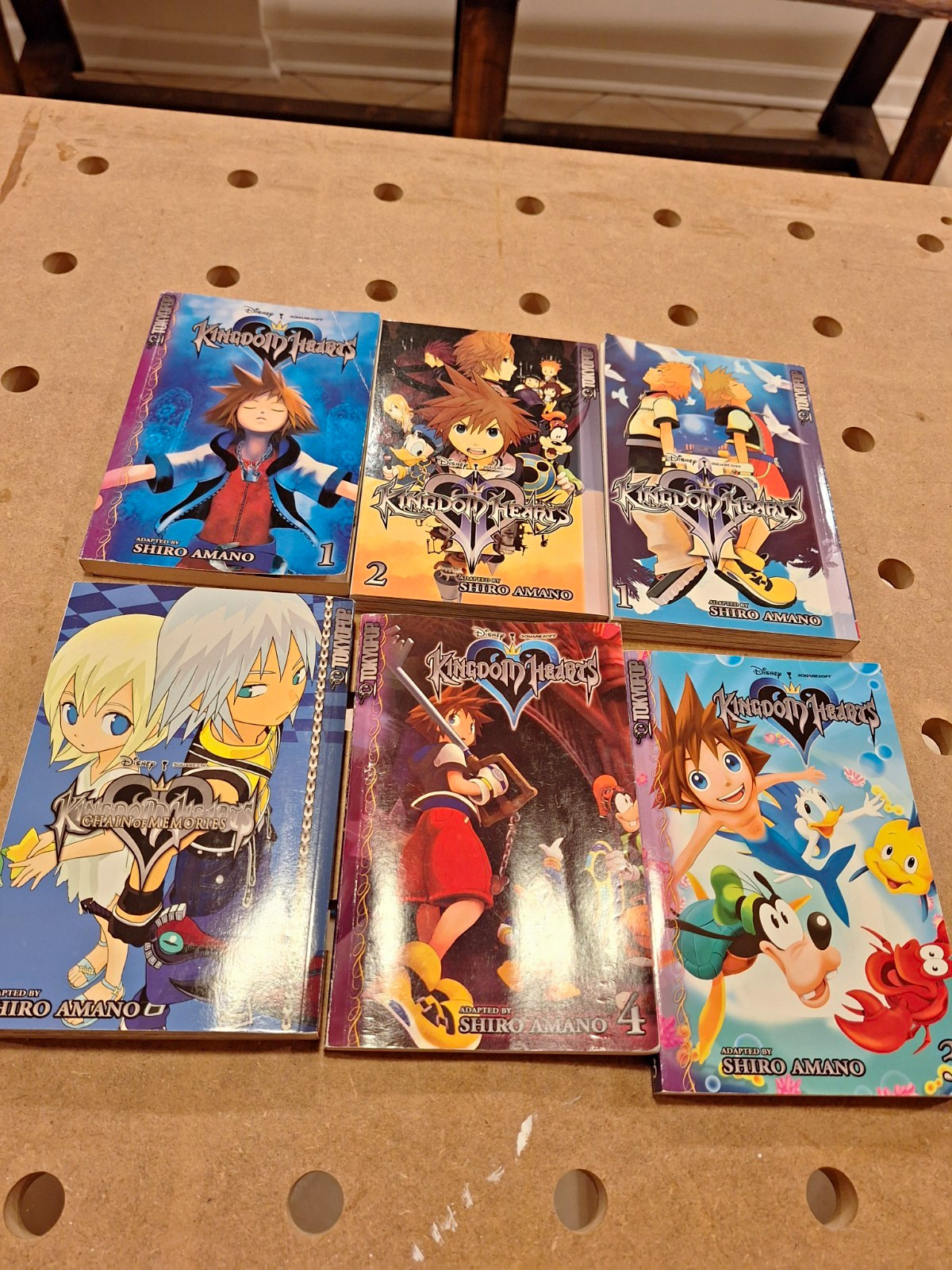 Lotto Manga Tokyopop Kingdom Hearts Shiro Amano 6 volumi