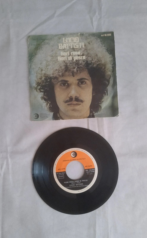 Vinile 45 giri Lucio Battisti (1970) - Fiori rosa