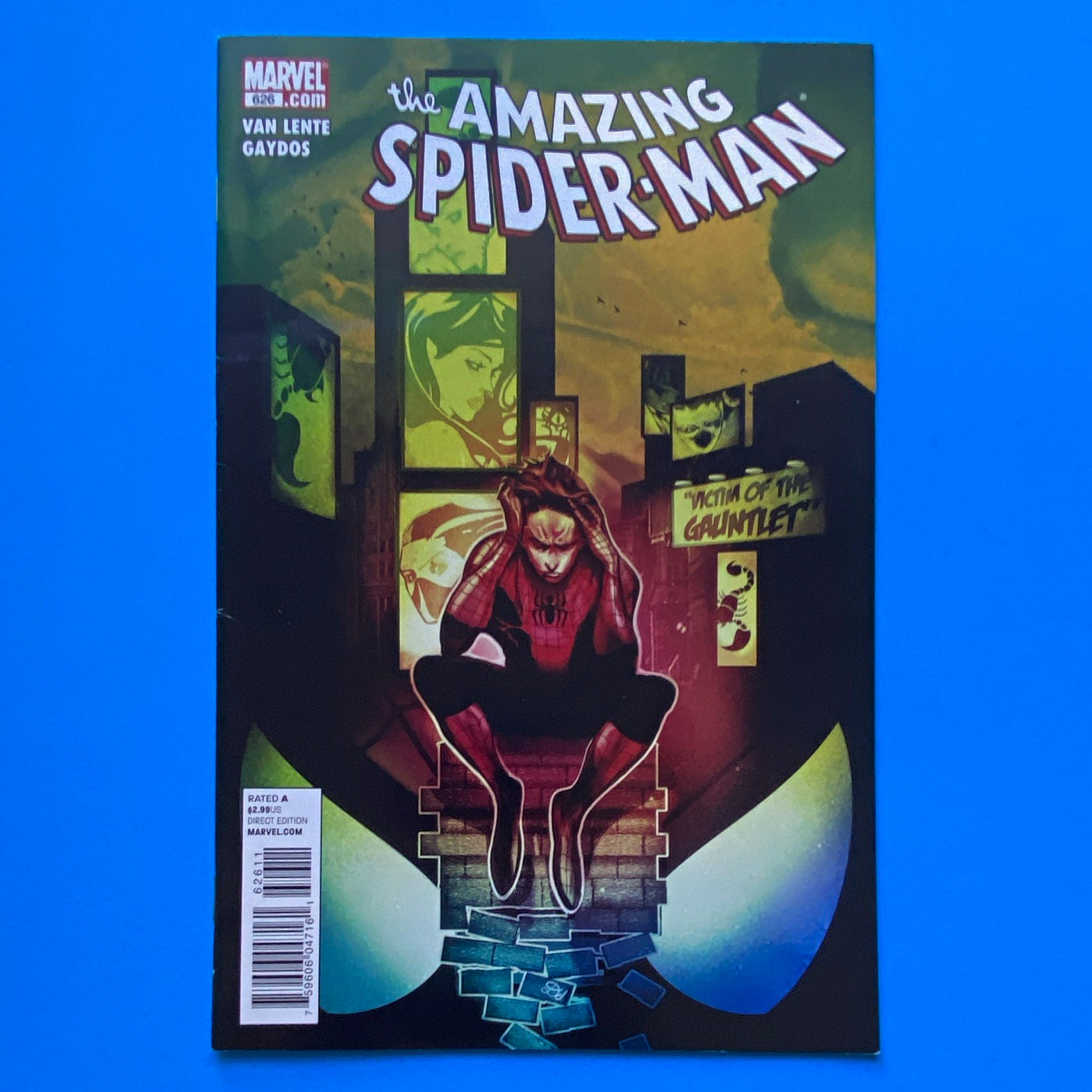 Amazing Spider-Man 626 Scorpion Appearance Marvel Comics (2010)