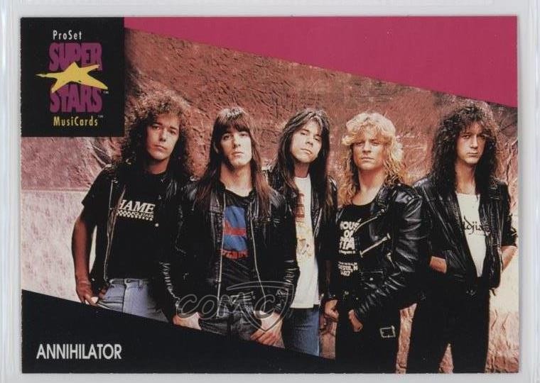 1991-92 Pro Set Super Stars MusiCards Annihilator #149 1b9b