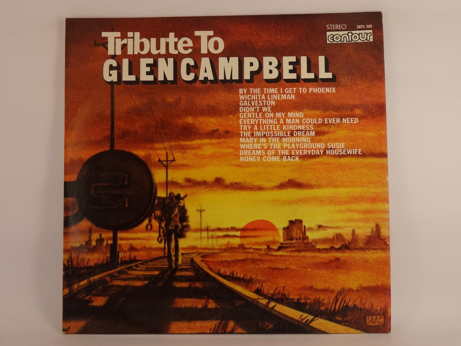 CAMPBELL,GLEN BY THE TIME I GET TO PHOENIX (A) LP SOUNDS SUPERB