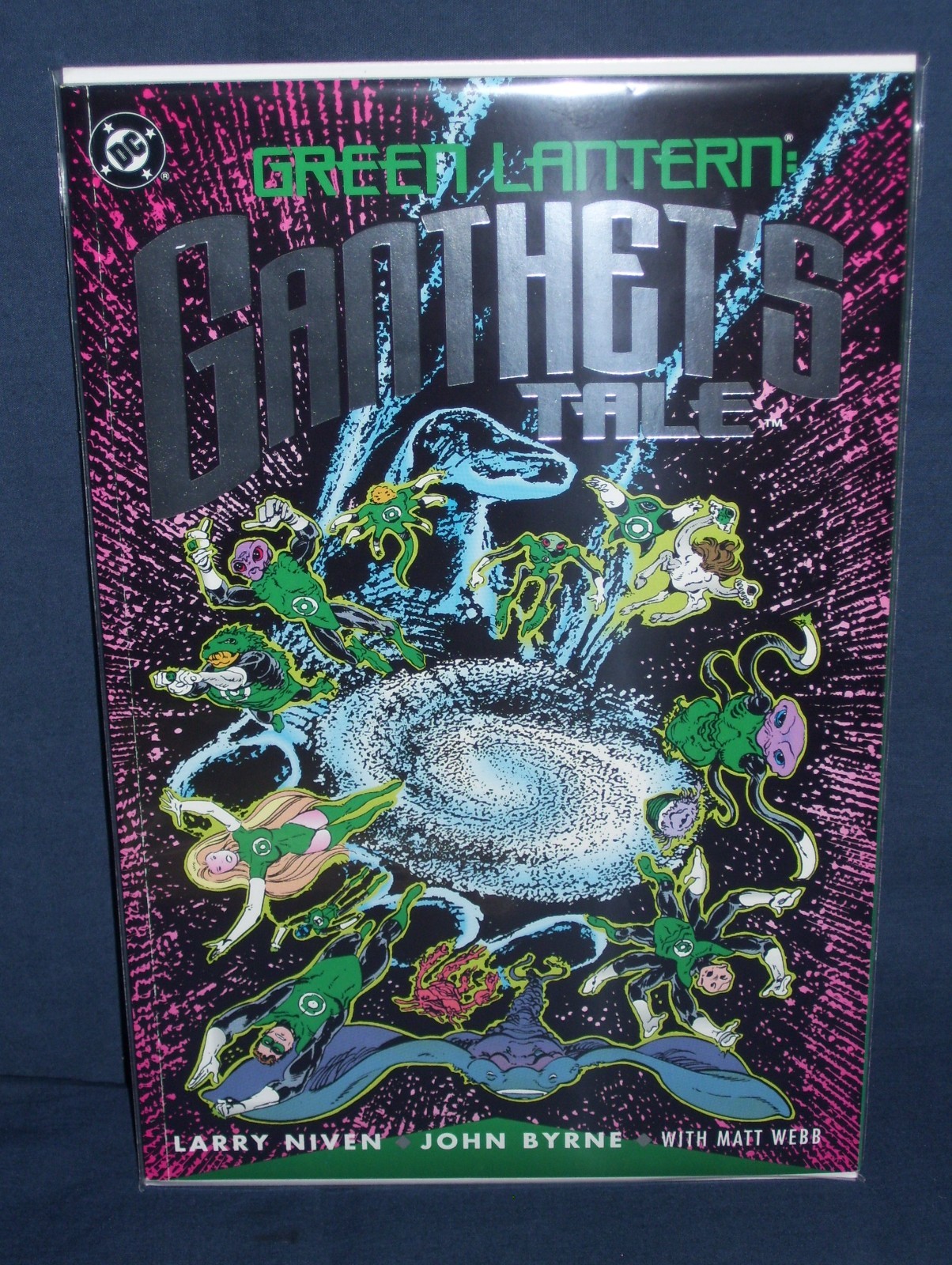Lanterna Verde: Racconto di Ganthet prima stampa DC Comics 1992 con borsa e tavola