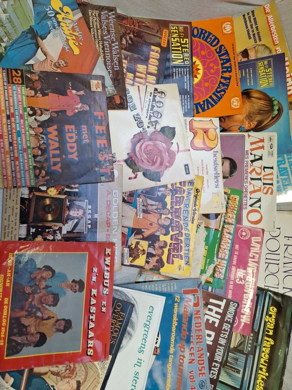 4.5 euro voor bundel lp's