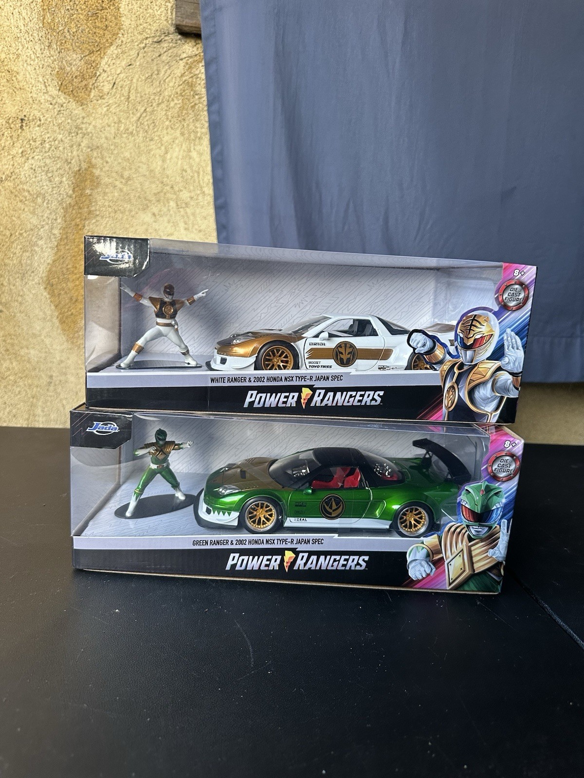 Jada Power Ranger GREEN & WHITE Honda NSX Type R Japan Spec SPECIAL EDITION 1/24