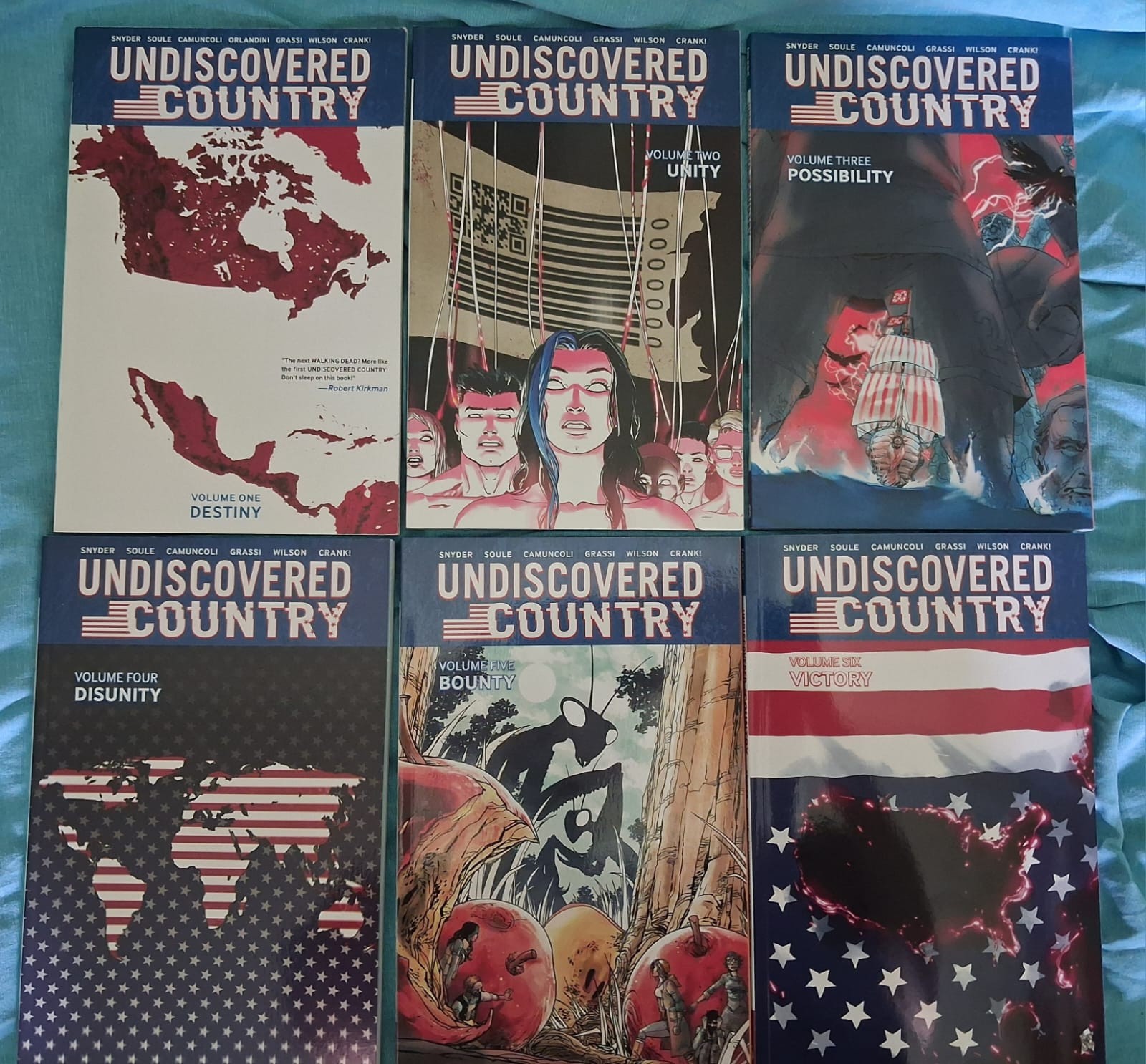Undiscovered Country 1-6 Complete Series Signed