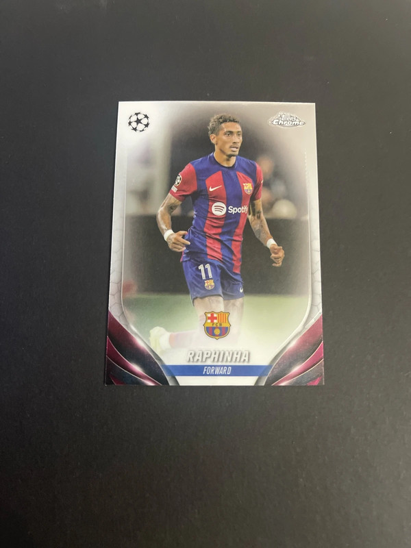 Raphinha FC Barcelona Topps Chrome UCC
