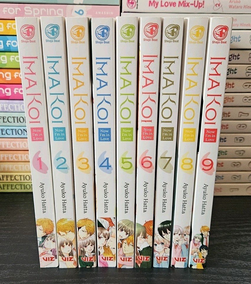 Manga Ima Koi Now I'm In Love Vol 1-9 Complete Set English Volumes Shojo Beat