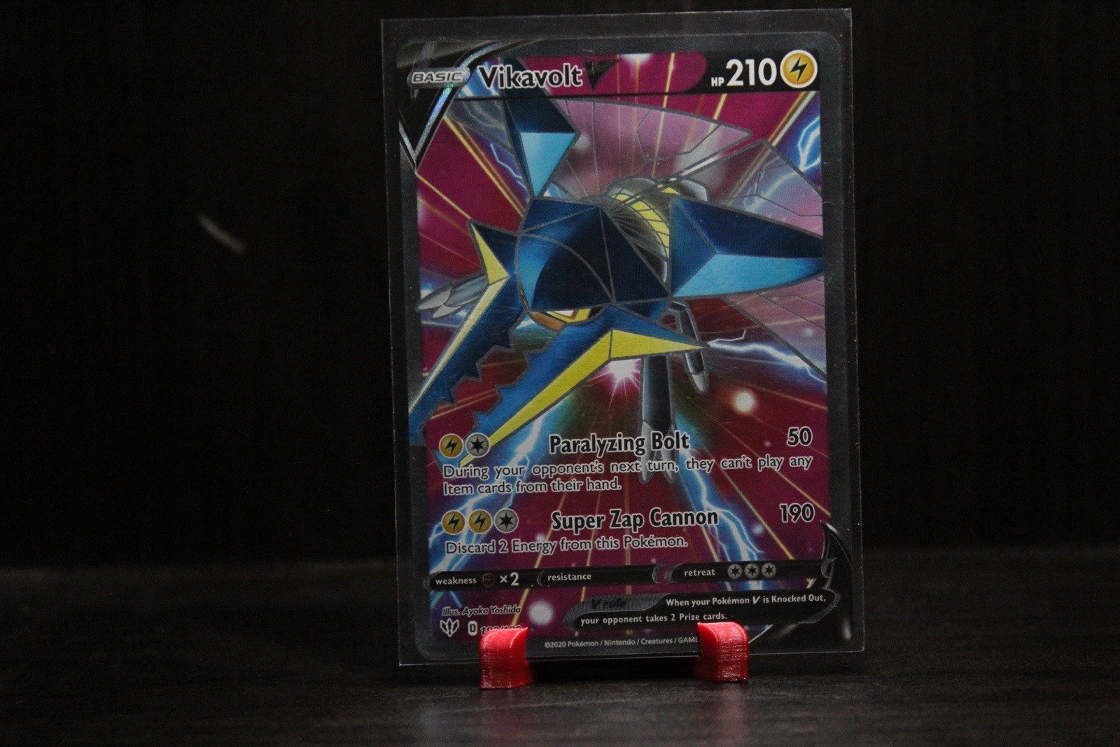 Vikavolt V (Full Art) 180/189 Swsh03: Darkness Ablaze Holo