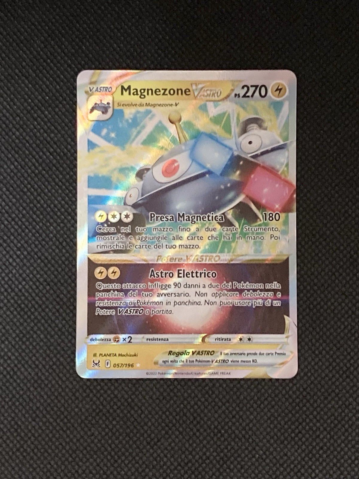 CARTA POKÉMON MAGNEZONE V ASTRO 057/196 ITA ORIGINE PERDUTA Full Art