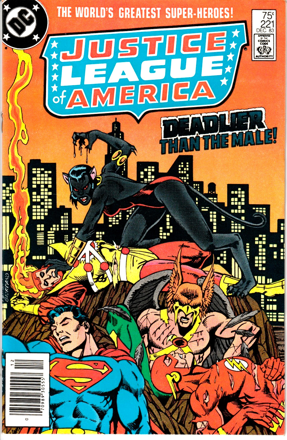 JUSTICE LEAGUE OF AMERICA #221 (9.6 NM+) 1983 EDICOLA DC CONWAY PATTON CGC IT!