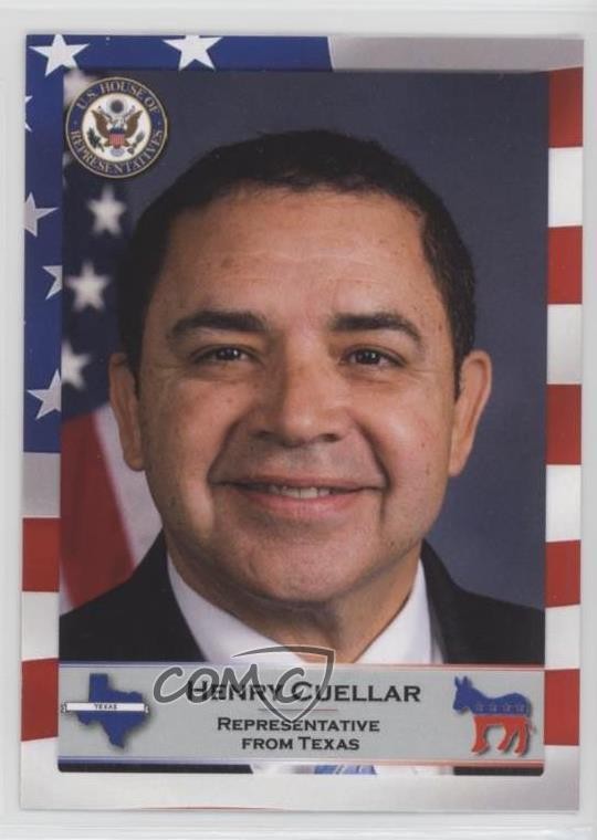 2020 Fascinating Cards US Congress Henry Cuellar #489 0n8