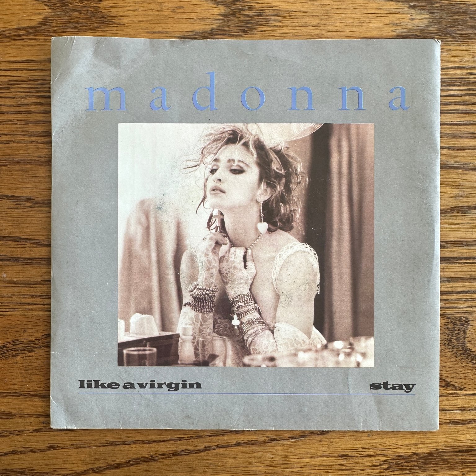 Madonna – Like a Virgin / Stay 7" Single Record 1984 Sire Pop 45 RPM