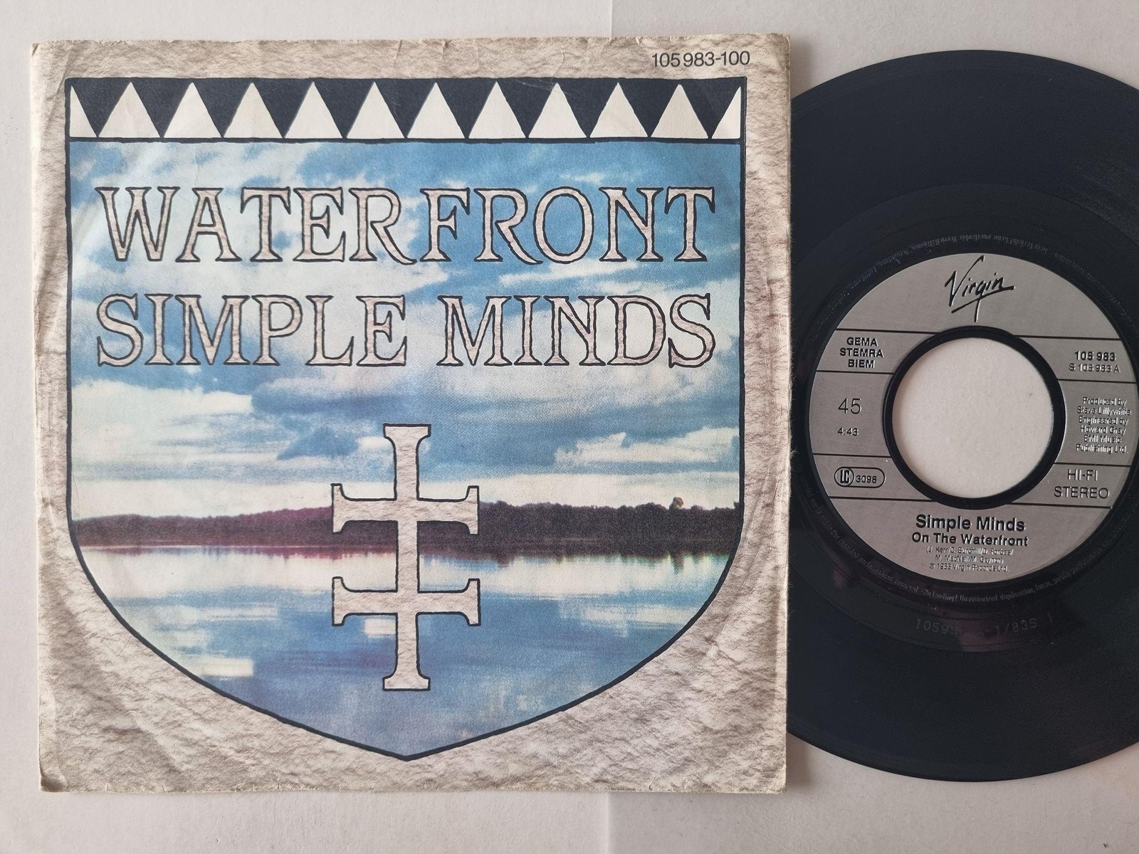 Simple Minds - Waterfront 7'' Vinyl Europe
