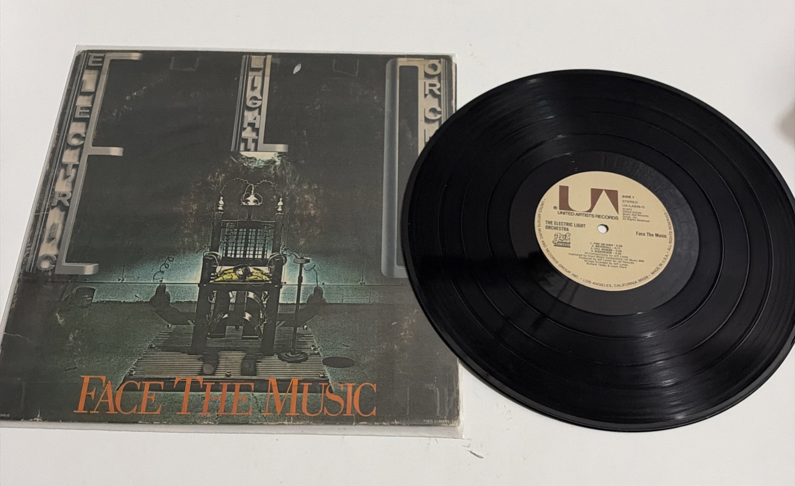 Electric Light Orchestra “Face The Music” Vinyl  1975 Good