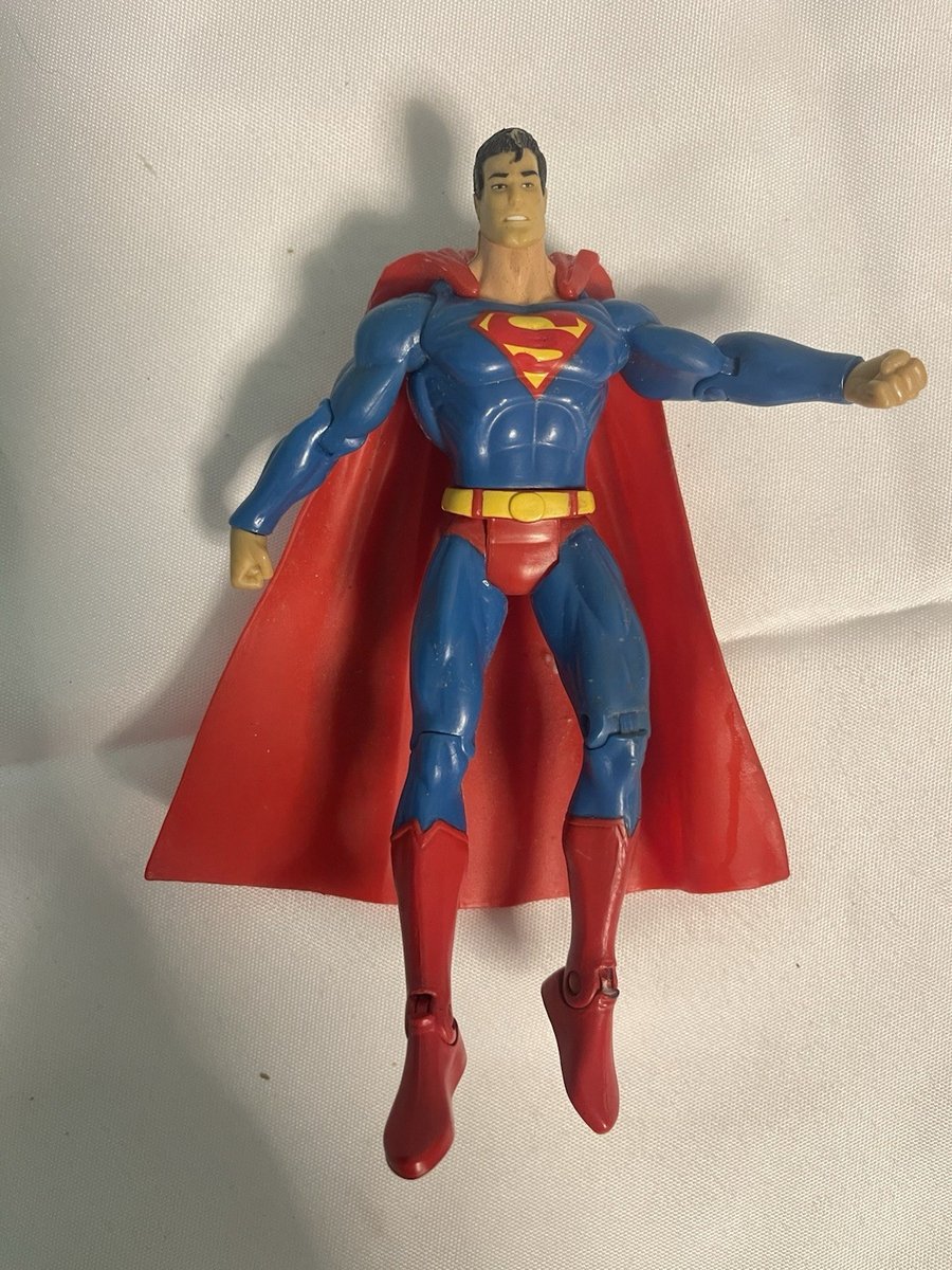 DC Universe Classics Mattel Super Heroes S3 Select Sculpt SUPERMAN 6" Figura Usato in ottime condizioni