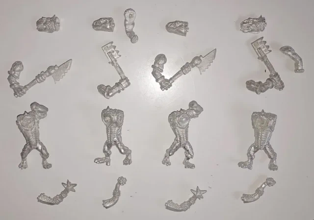 4 Kroxigores de metal antiguos