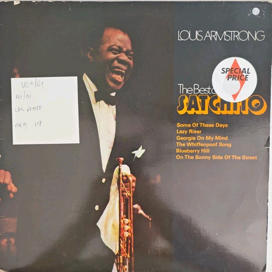 Louis Armstrong The Best Of Satchmo Vinyl Record VG+/G+ MCL1600 