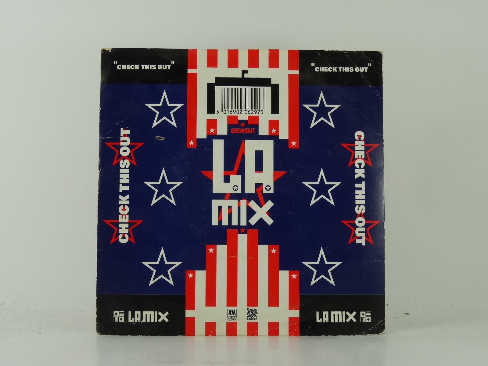 L.A. MIX CHECK THIS OUT (7) 2 Track 7" Single plus Picture Sleeve A&M RECORDS