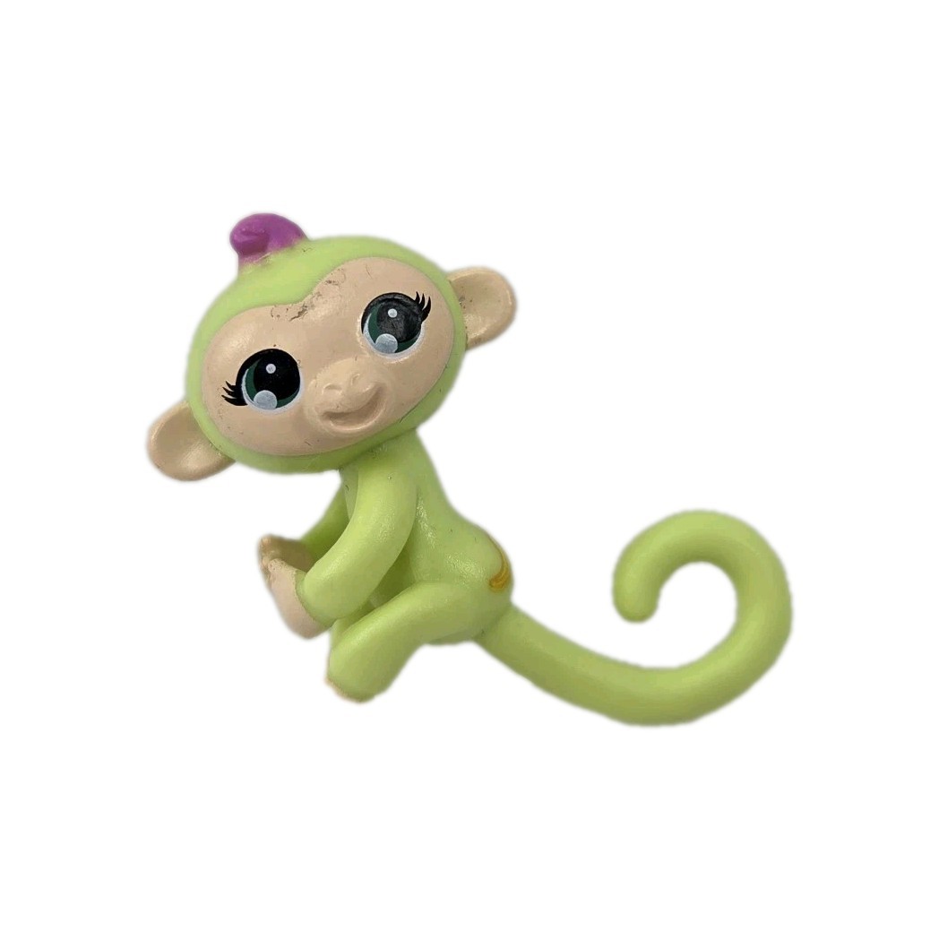 Fingerlings Minis Blind Bag Serie 3 Chase Monkey Verde con Figura Viola