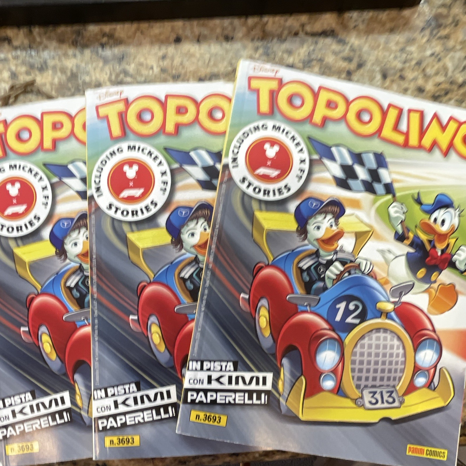 Panini Comics Topolino n. 3693 In pista con i Kiwi Paperelli