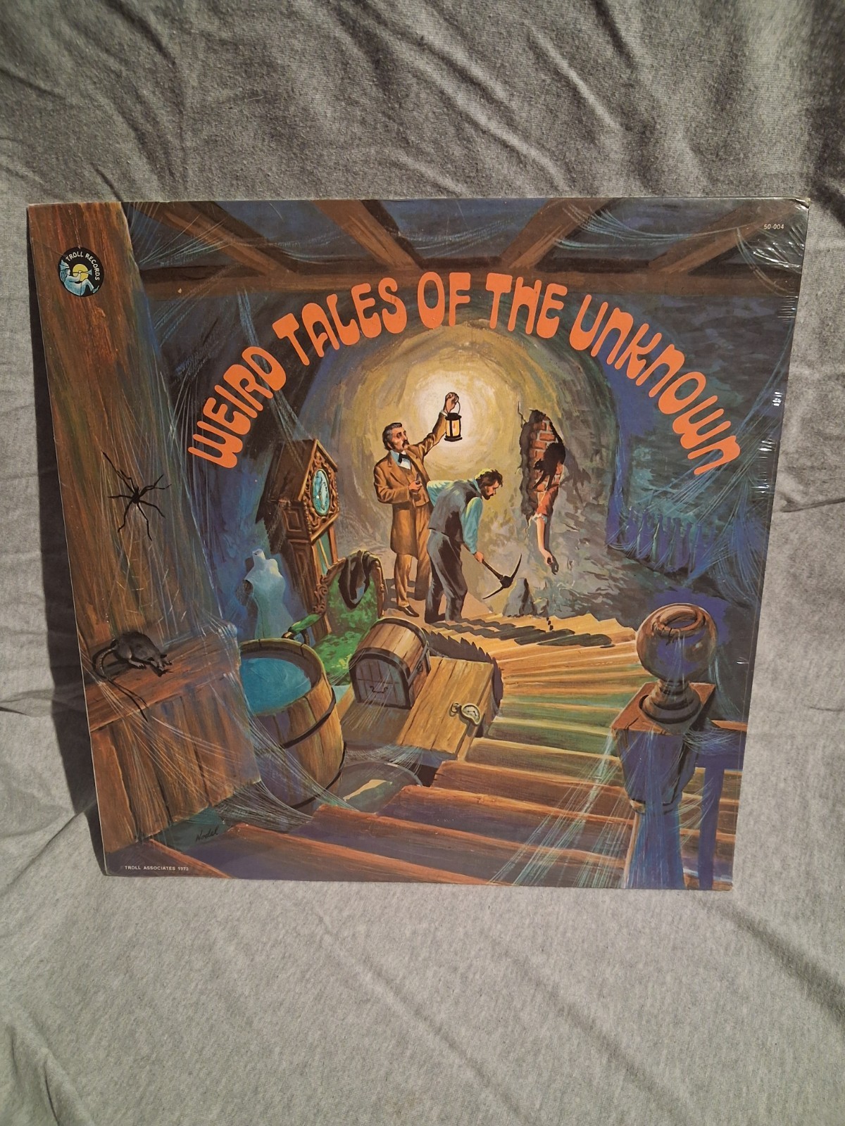 Vintage 1973 WEIRD TALES OF UNKNOWN  Troll Records LP New Sealed Halloween 