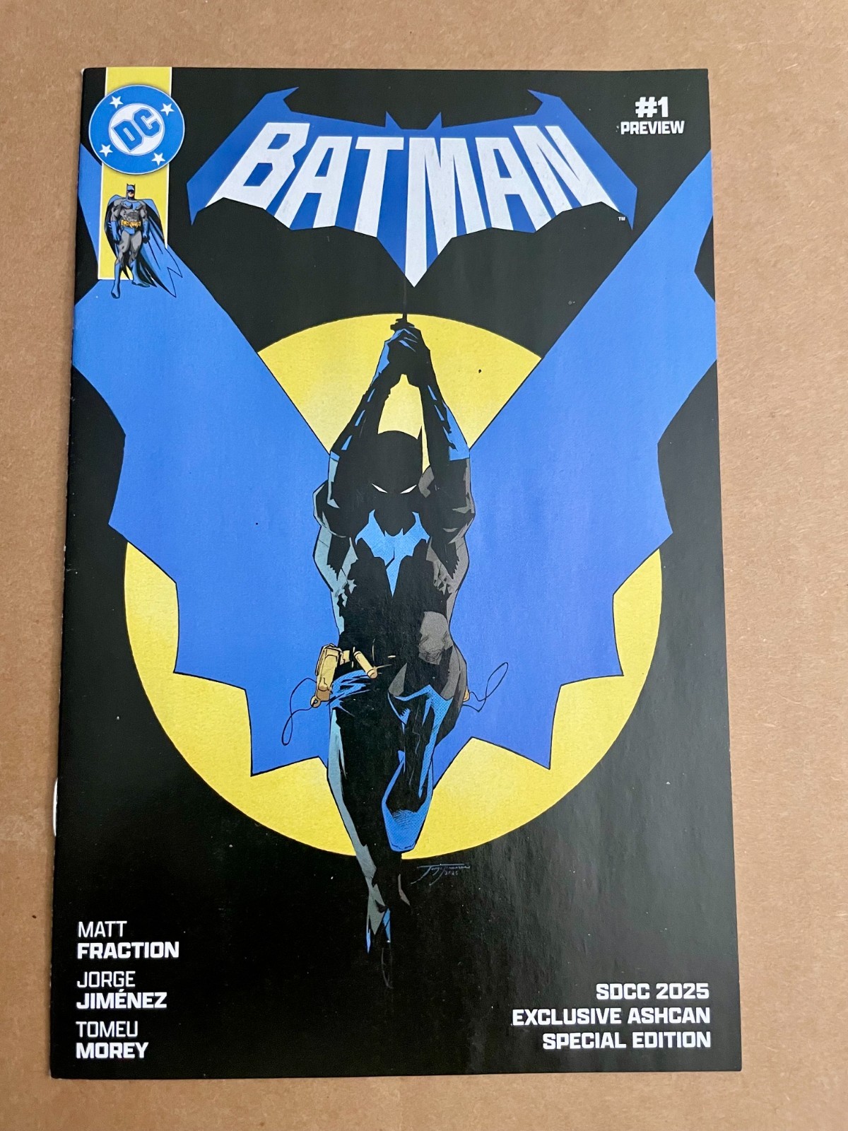 Batman #1 SDCC 2025 Mini Anteprima Ashcan DC Comics Matt Frazione Jorge Jiminez