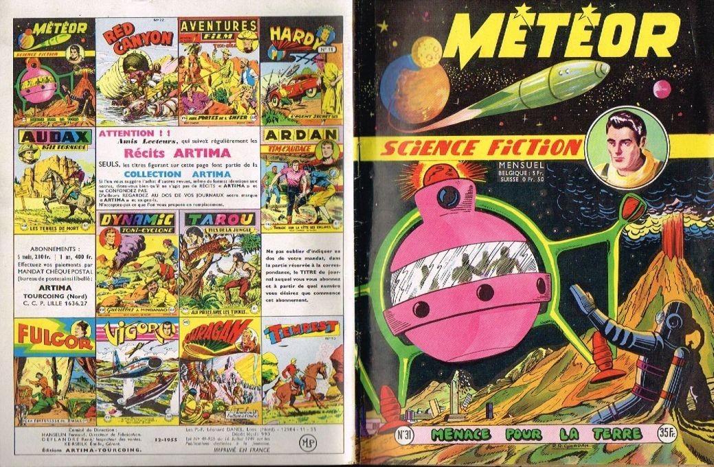 METEOR NUMERO 31  ARTIMA 1955