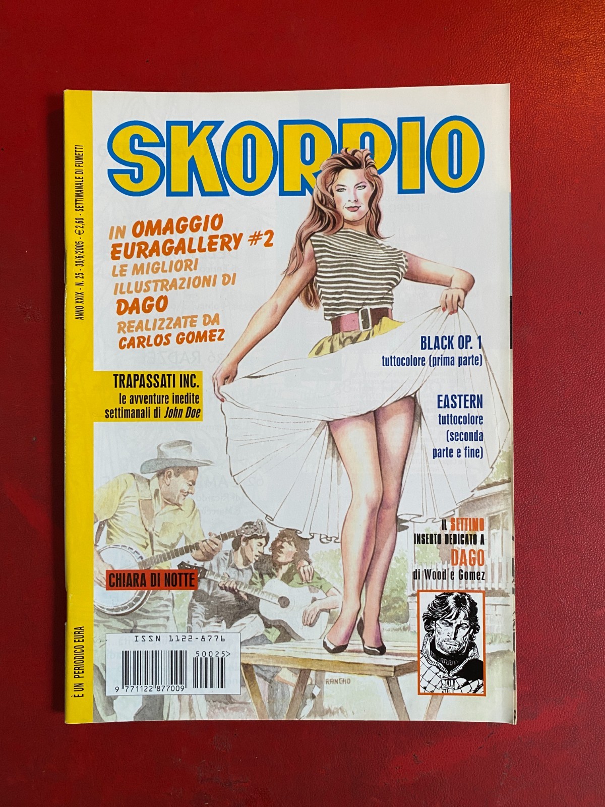 SKORPIO n. 25 Ed. Eura (30-6-2005) Fumetto + inserto DAGO