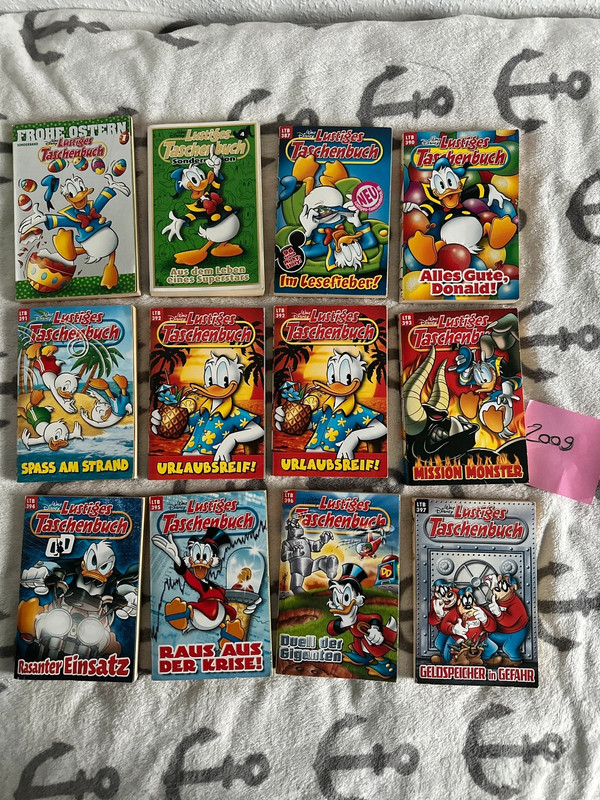 12 LTB‘s aus 2009 ~ lustiges Taschenbuch ~ Disney